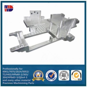 ISO9001 Aangepaste CNC-bewerkingsonderdelen Aluminium 6061-legeringsonderdelen
