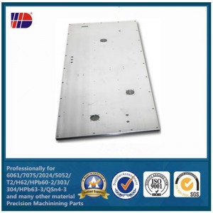 Grote aluminium plaat goed Afwerking cnc Onderdelen voor bewerking Productieservice